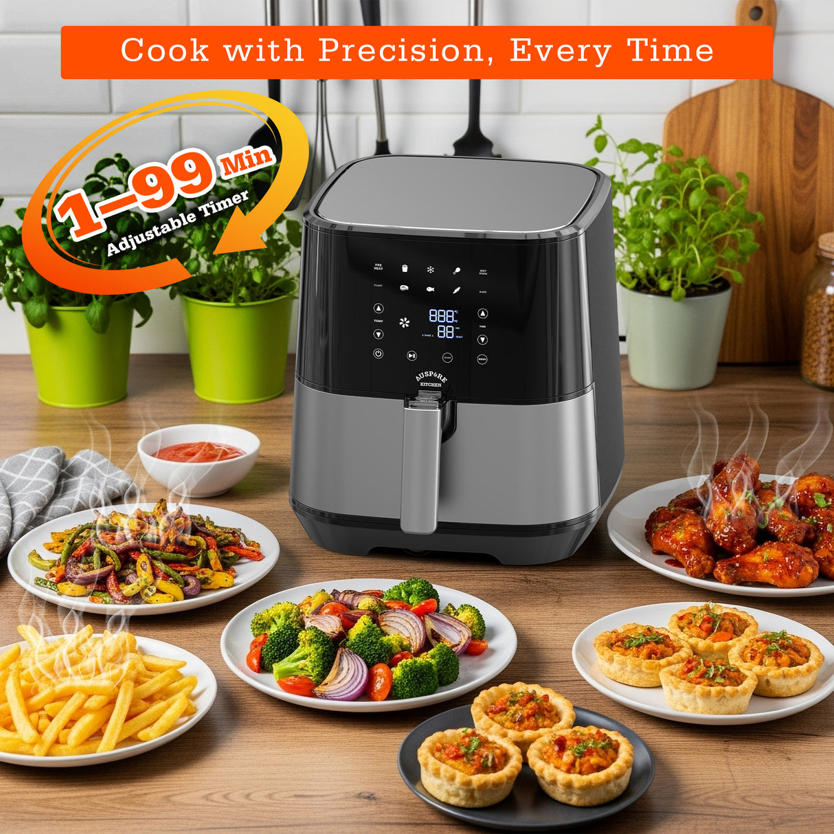 AUSPURE Air Fryer Premium Digital 3.5L