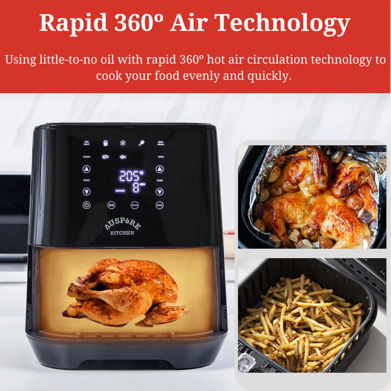 AUSPURE Air Fryer Basket 5.5L Aus-Fry550BA
