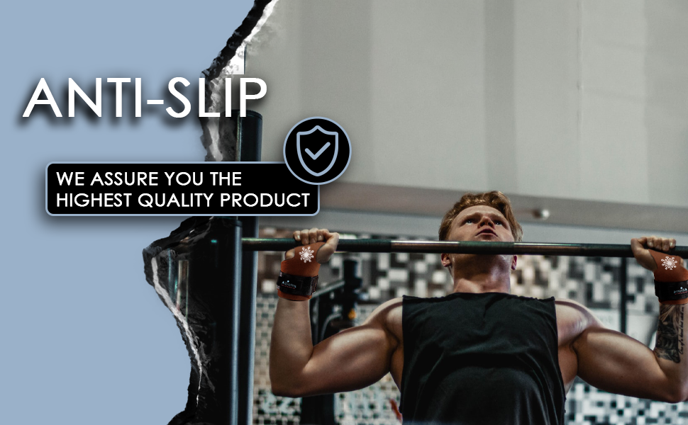 ALLIUMS Weightlifting Hooks for Bodybuilding, Cross Training & Deadlift (Pair)