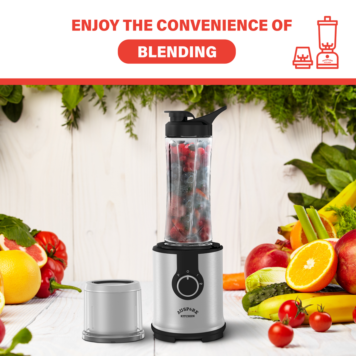 AusGrind-P09B_ Coffee Grinder & Blender