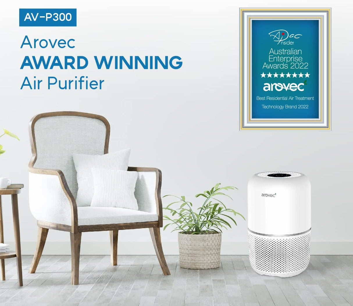 AROVEC Bacterial Air Purifier, AV-P300-BF
