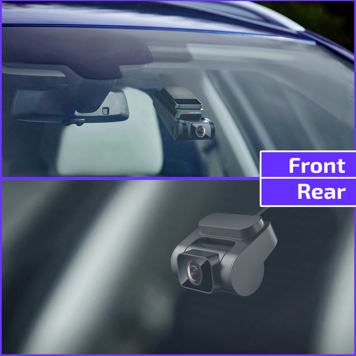 ALLIUMS Dash Cam 2.5K Duo Front and Rear Dash Cameras, AC-25