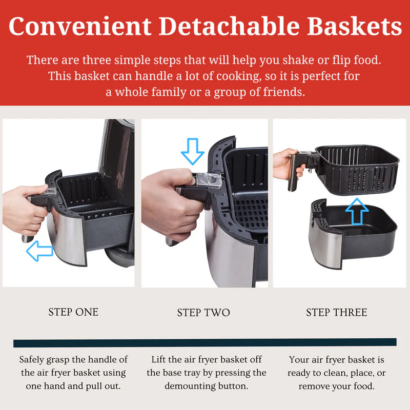 AUSPURE Air Fryer Outer Basket 5.5L