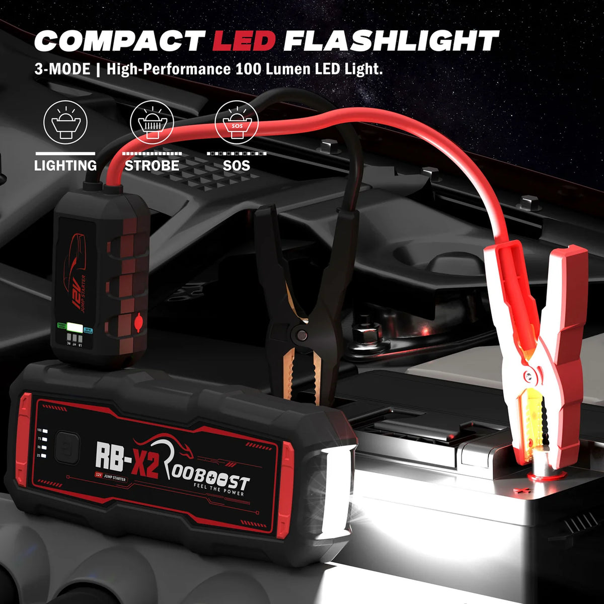 Auto Battery Jump Start Booster RB-X2