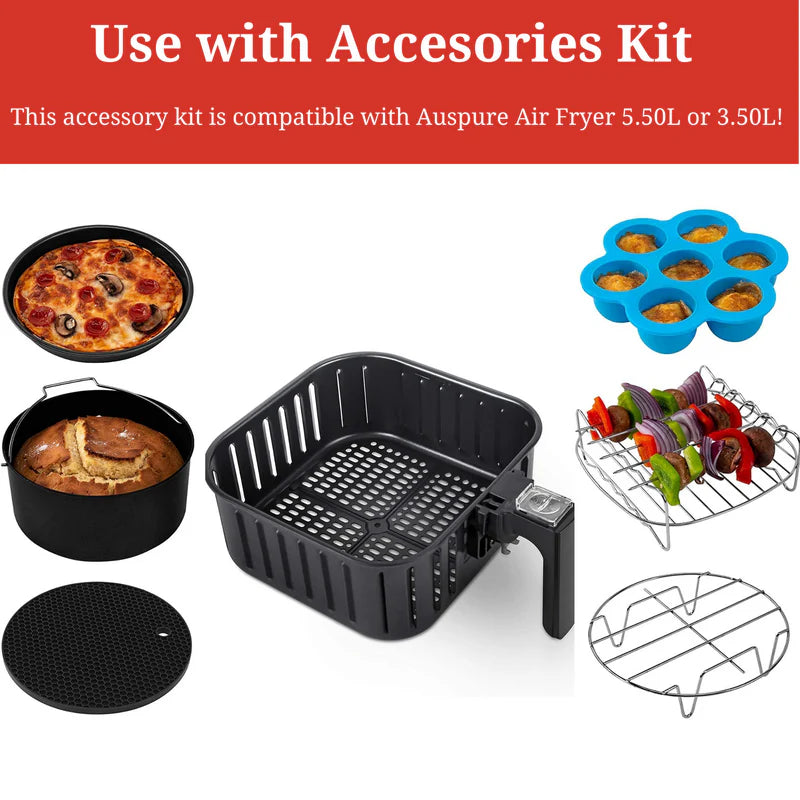 AUSPURE Air Fryer Basket 5.5L Aus-Fry550BA