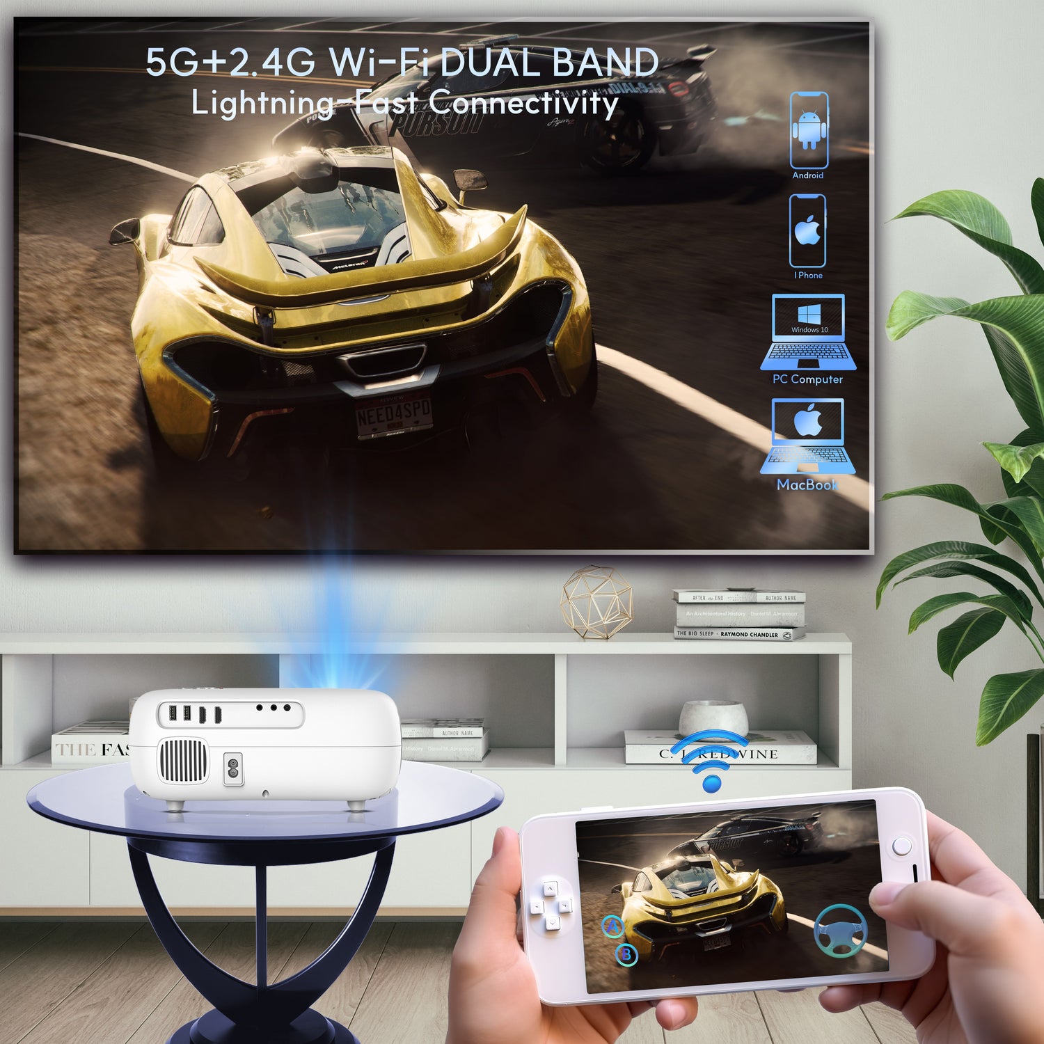 ALLIUMS Mini Projector, AP-30