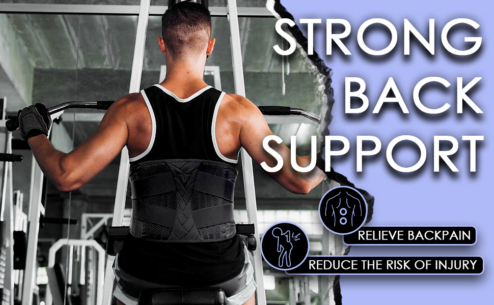 ALLIUMS Back Support Belt for Women and Men & Adjustable Waist Straps