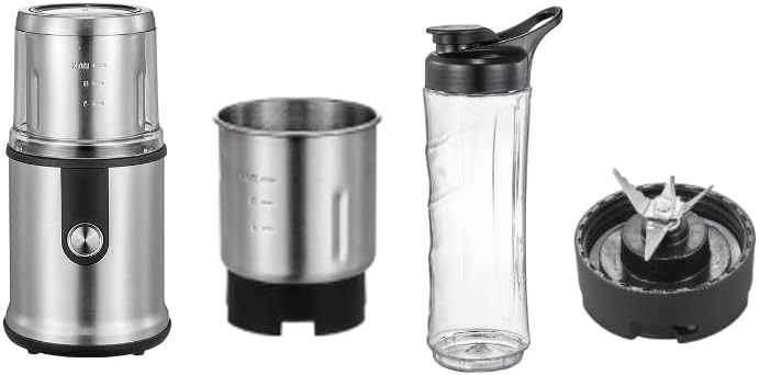 AUSPURE Easy 3-in-1 Grinder, Chopper & Blender, for Coffee Beans, AusGrind-E09CB