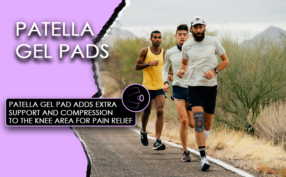 ALLIUMS Knee Brace for Working Out, Running & Injury Recovery