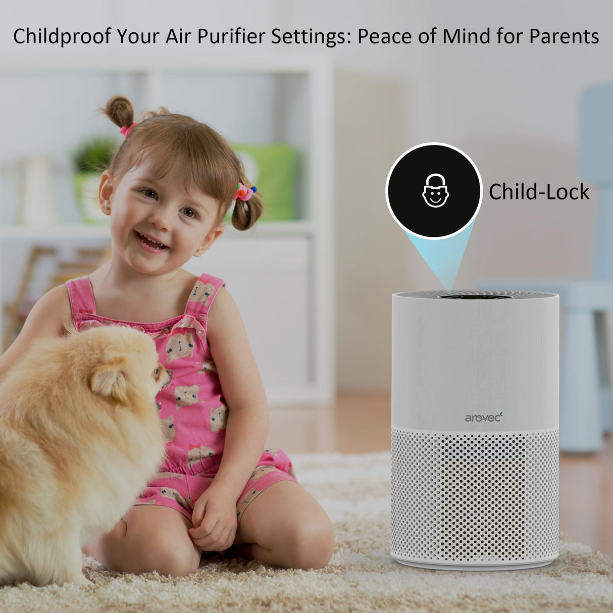 AROVEC Bacterial Air Purifier, Apex-300-BF