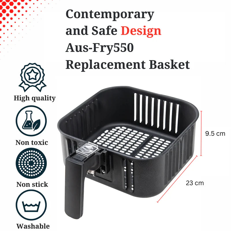 AUSPURE Air Fryer Basket 5.5L Aus-Fry550BA