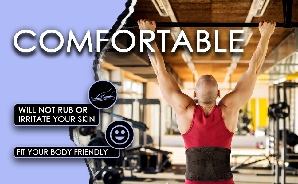 ALLIUMS Back Support Belt for Women and Men & Adjustable Waist Straps