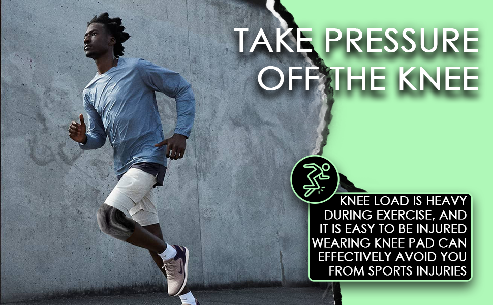 ALLIUMS Knee Support, with Silicone Gel Spring Support