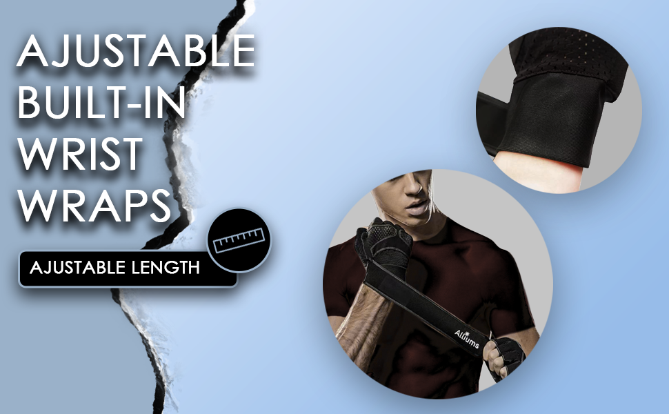 ALLIUMS Workout Gloves, Full Palm Protection Gloves for Weightlifting (Pair)