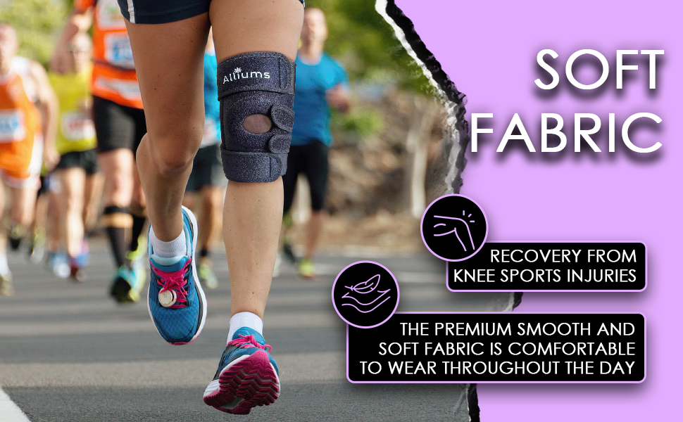 ALLIUMS Knee Brace for Working Out, Running & Injury Recovery