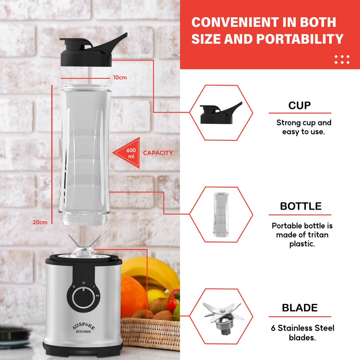 AusGrind-P09B_ Coffee Grinder & Blender