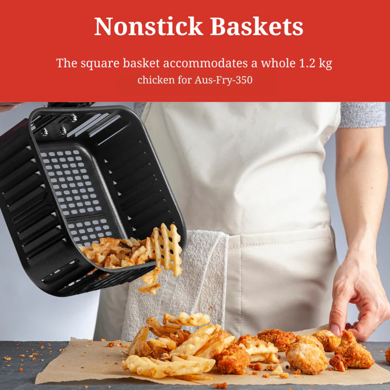 AUSPURE Air Fryer Basket 3.5L Aus-Fry350BA