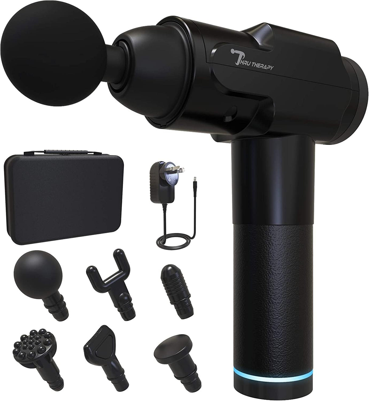 ALLIUMS Thru Therapy Massage Gun, Electric Massager, 6-Head