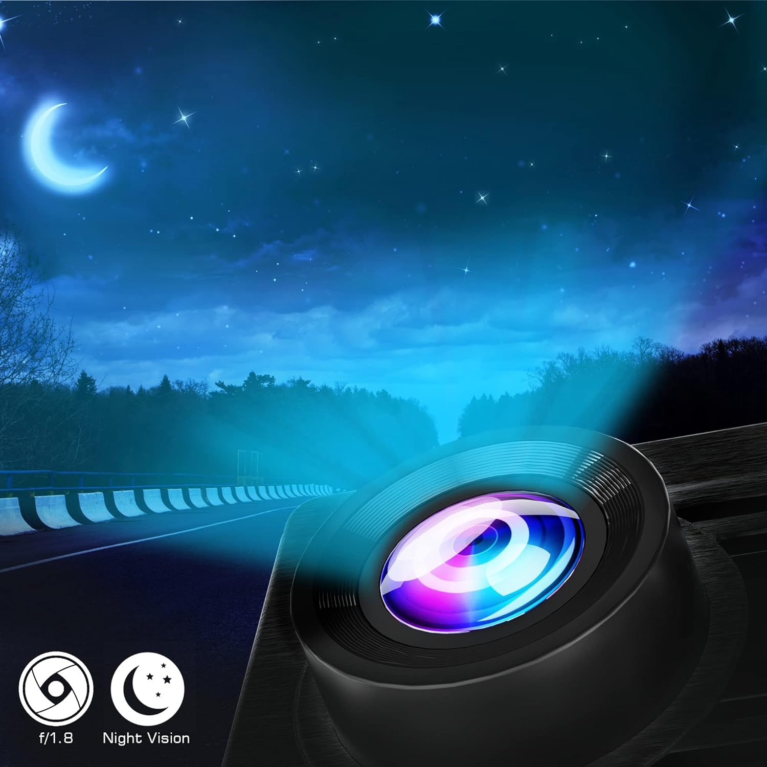 ALLIUMS Dash Camera with 1080P, FHD, DVR, 170°Wide Angle, AC-05