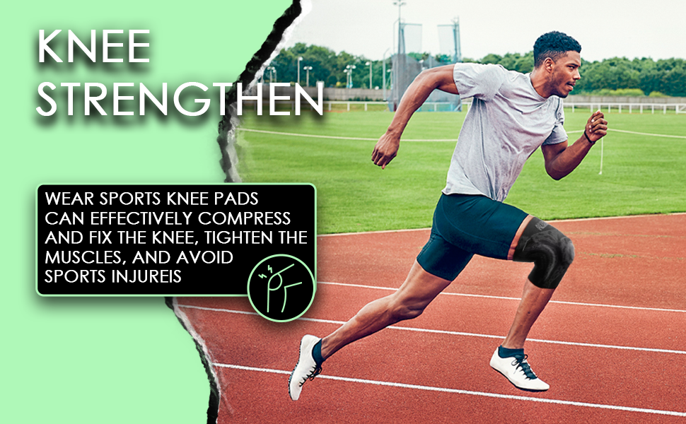 ALLIUMS Knee Support, with Silicone Gel Spring Support