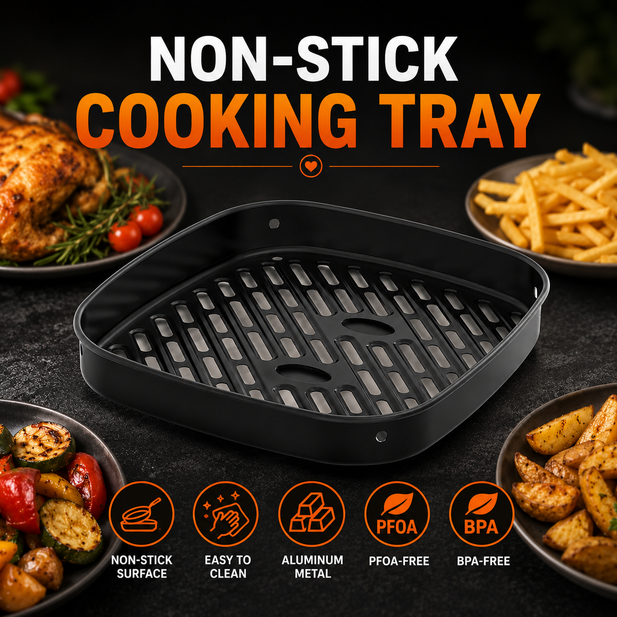 AUSPURE Air Fryer 4.5L with X Cyclone Technology, AusFry-45N1
