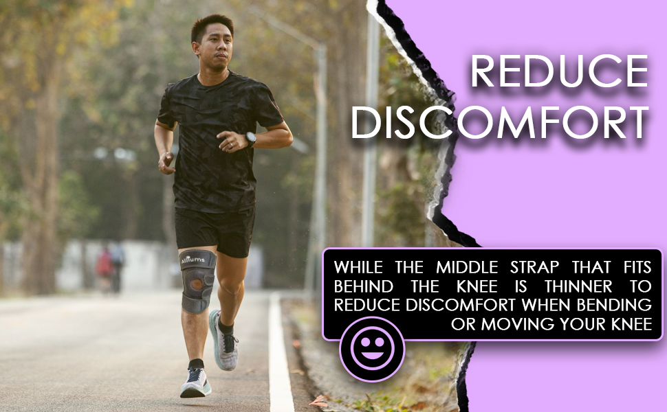 ALLIUMS Knee Brace for Working Out, Running & Injury Recovery