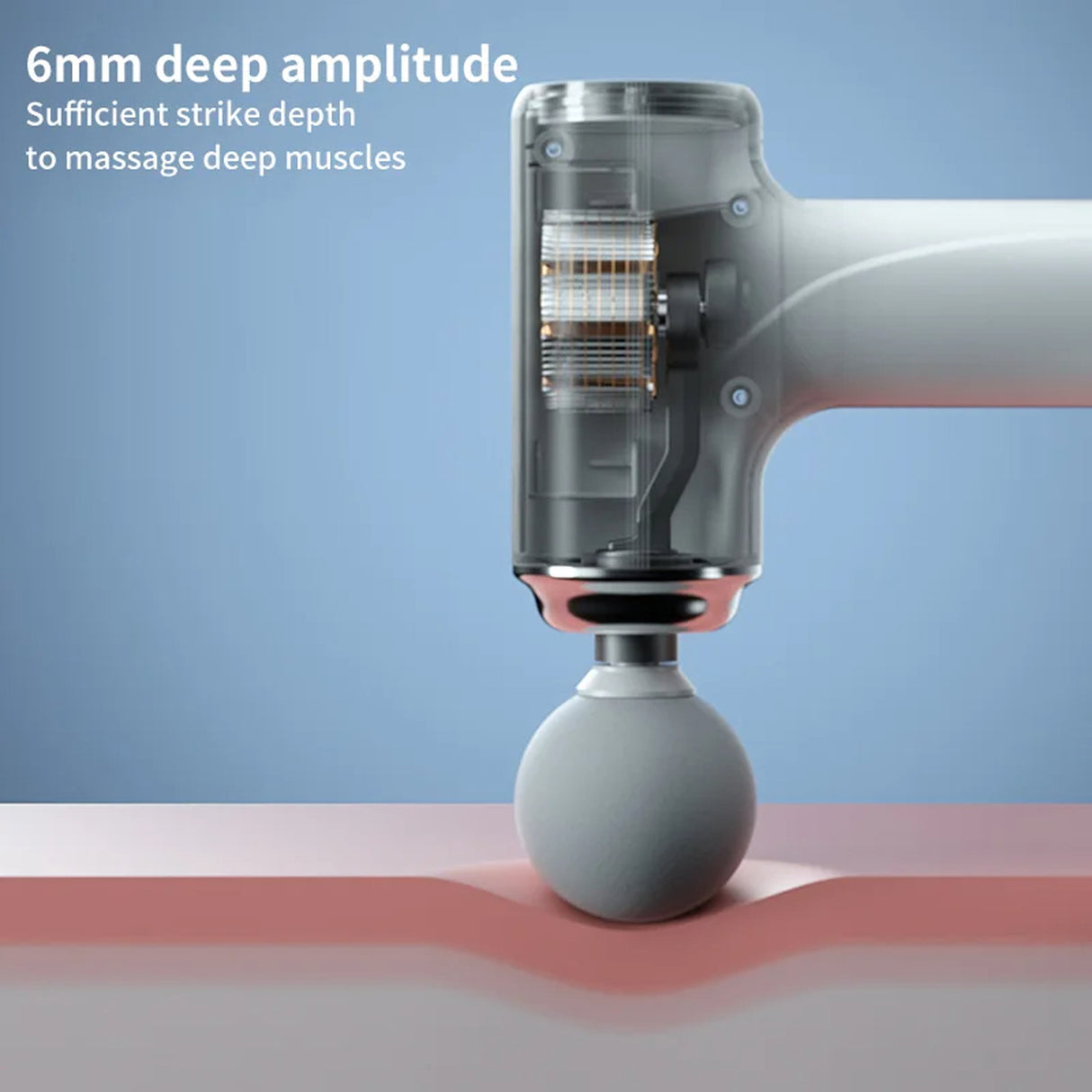 ALLIUMS Deep Tissue Muscle Massage Gun 4 Heads Relief Percussion Massager Vibration, RB-MG-203-GN