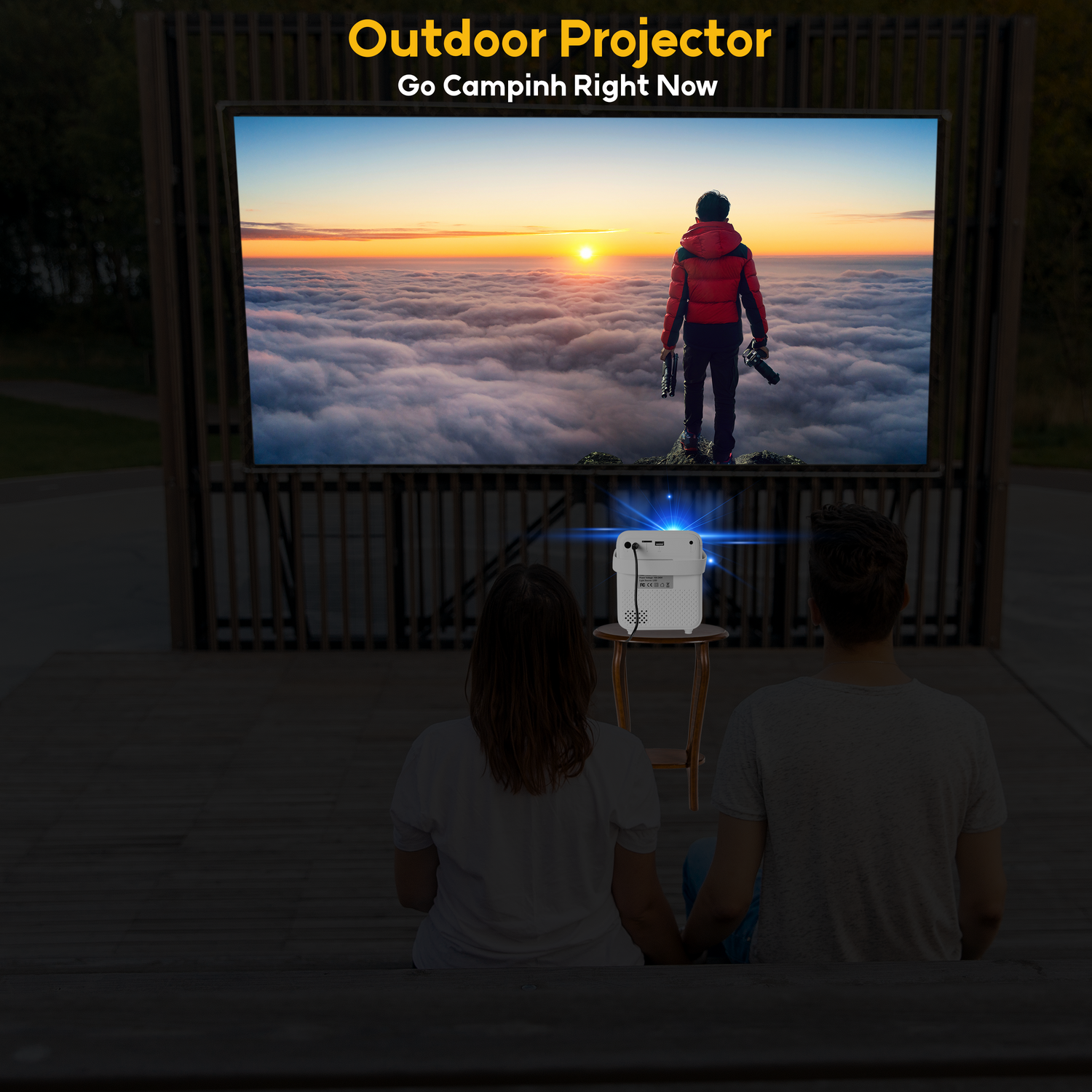 ALLIUMS Ultimate 9500 Lumens HD 1080p Supported Projector, AP-12