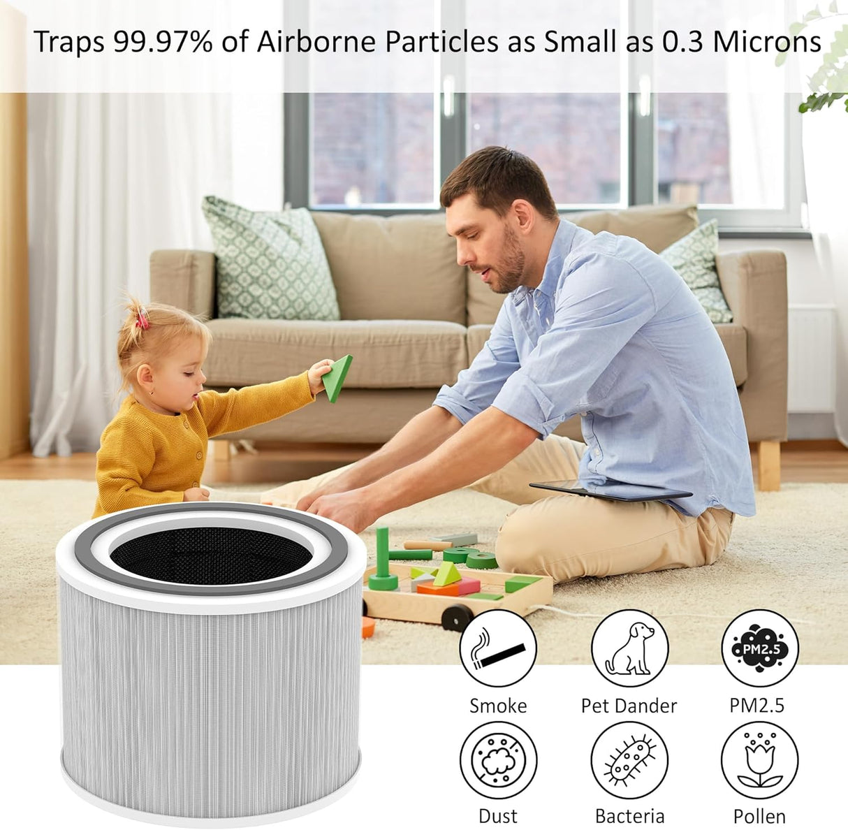 AROVEC Replacement Filter for Apex300, Apex300-RF-4PK