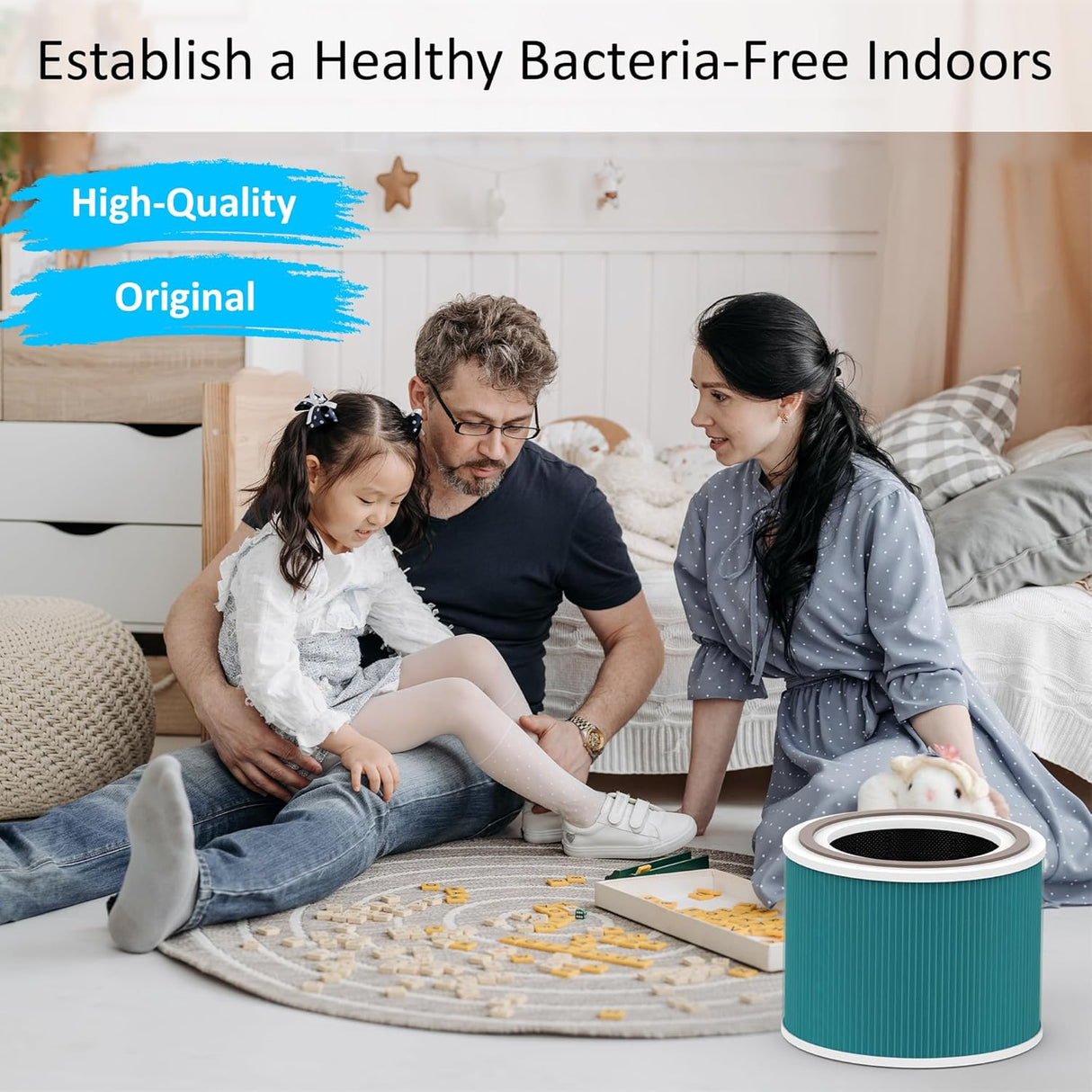 AROVEC Air Purifier Bacterial Replacement Filter, Apex300-RFB-2PK