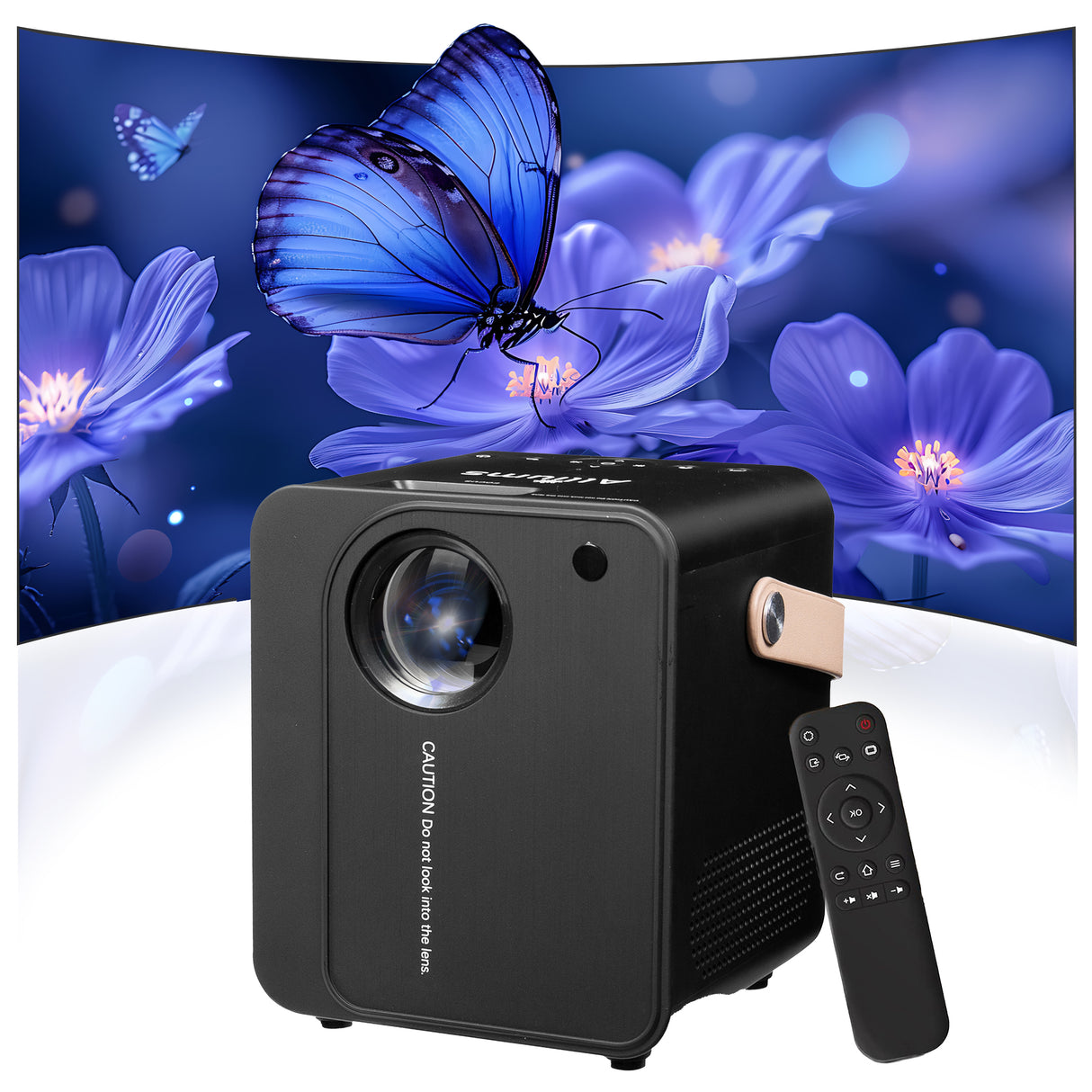 ALLIUMS Ultimate 9500 Lumens HD 1080p Supported Projector, AP-12B