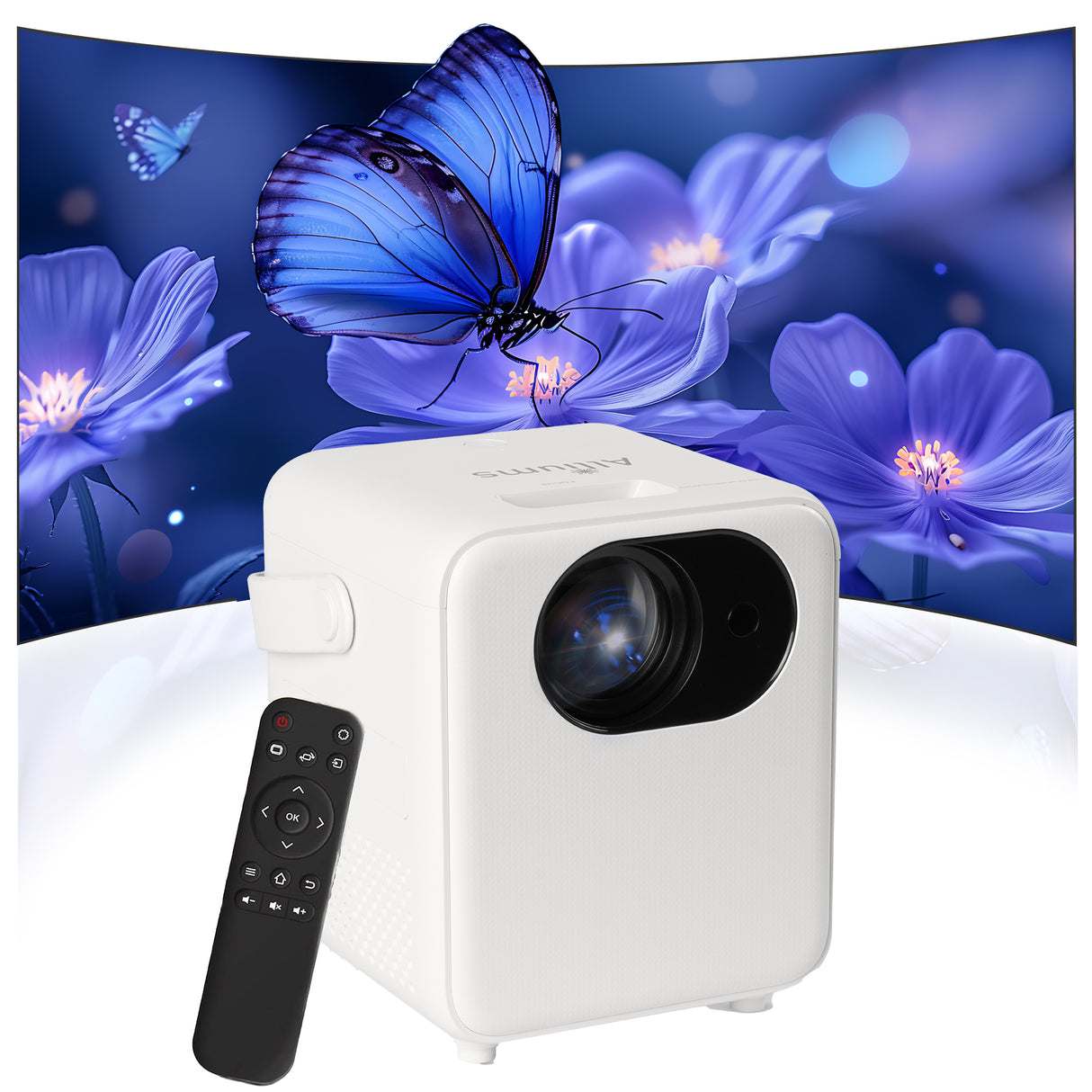 ALLIUMS Ultimate 9500 Lumens HD 1080p Supported Projector, AP-12