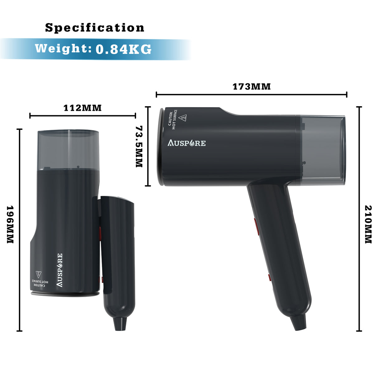 AUSPURE Handheld Steamer, AP-GS80