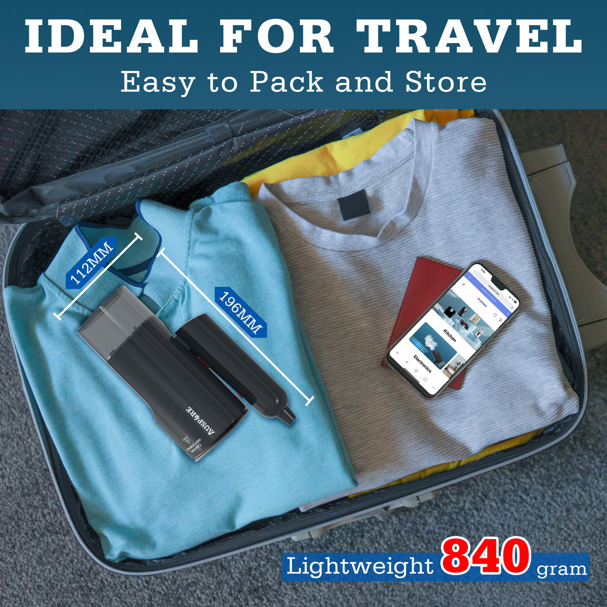 AUSPURE Handheld Steamer, AP-GS80