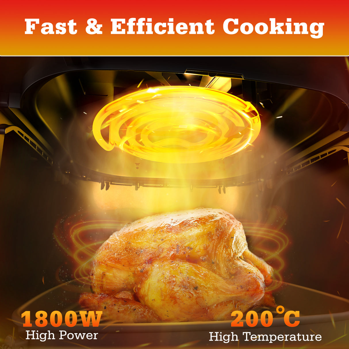 AUSPURE Air Fryer 7L Premium Digital,AusFry-70DW