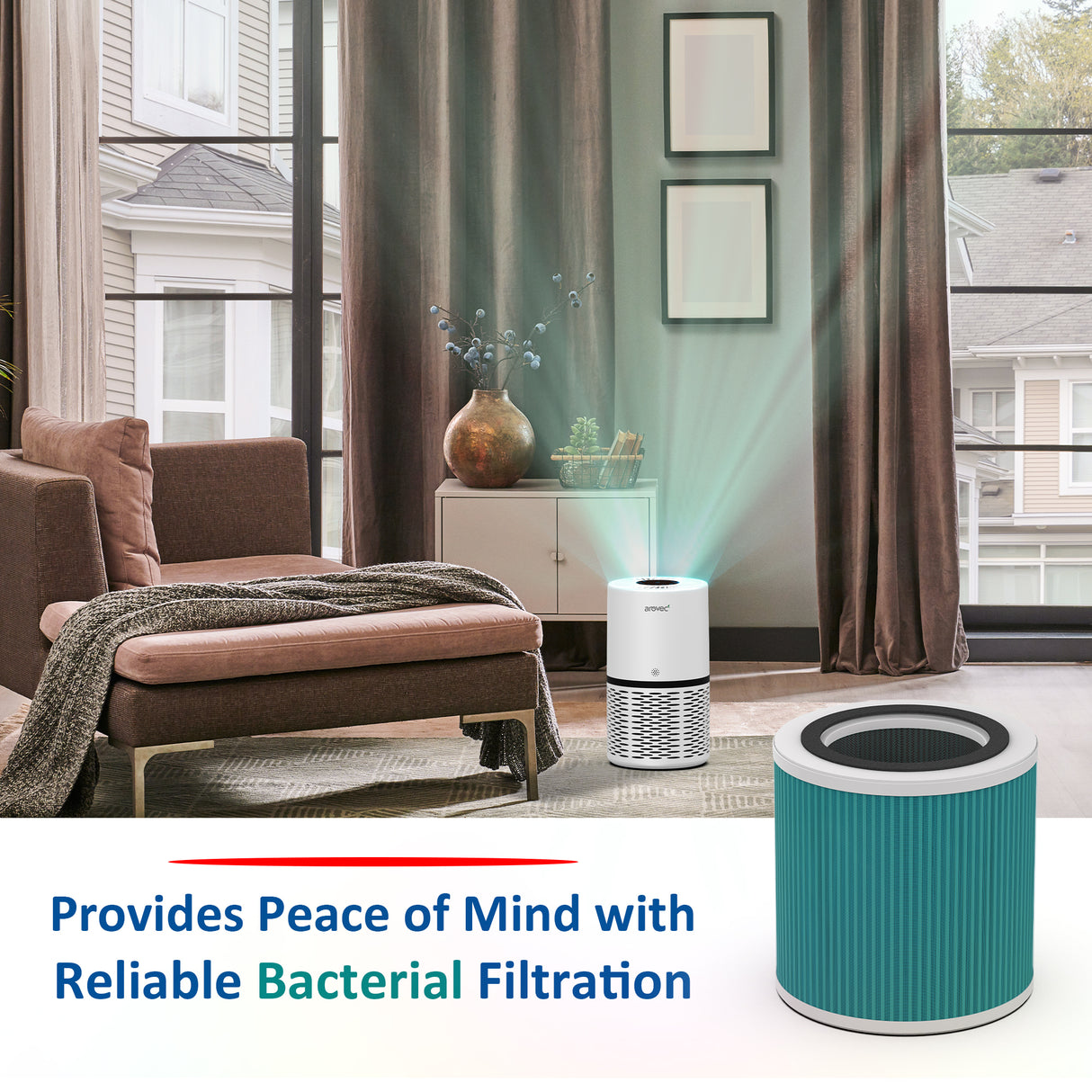 AROVEC Genuine Bacterial Replacement Filter, AV-P152PRO-RFB