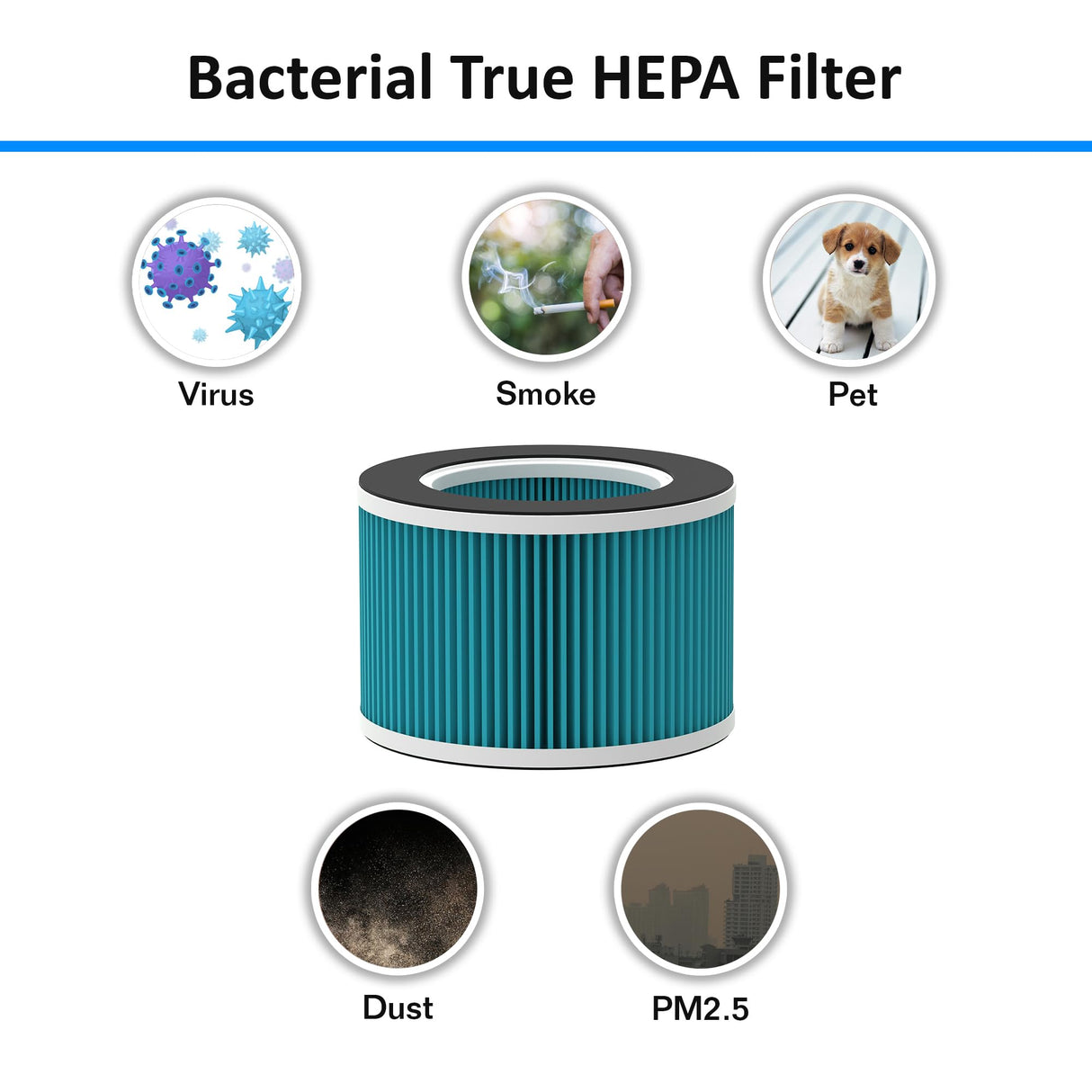 AROVEC H13 True HEPA Bacterial Filter, AV-P300-RFB
