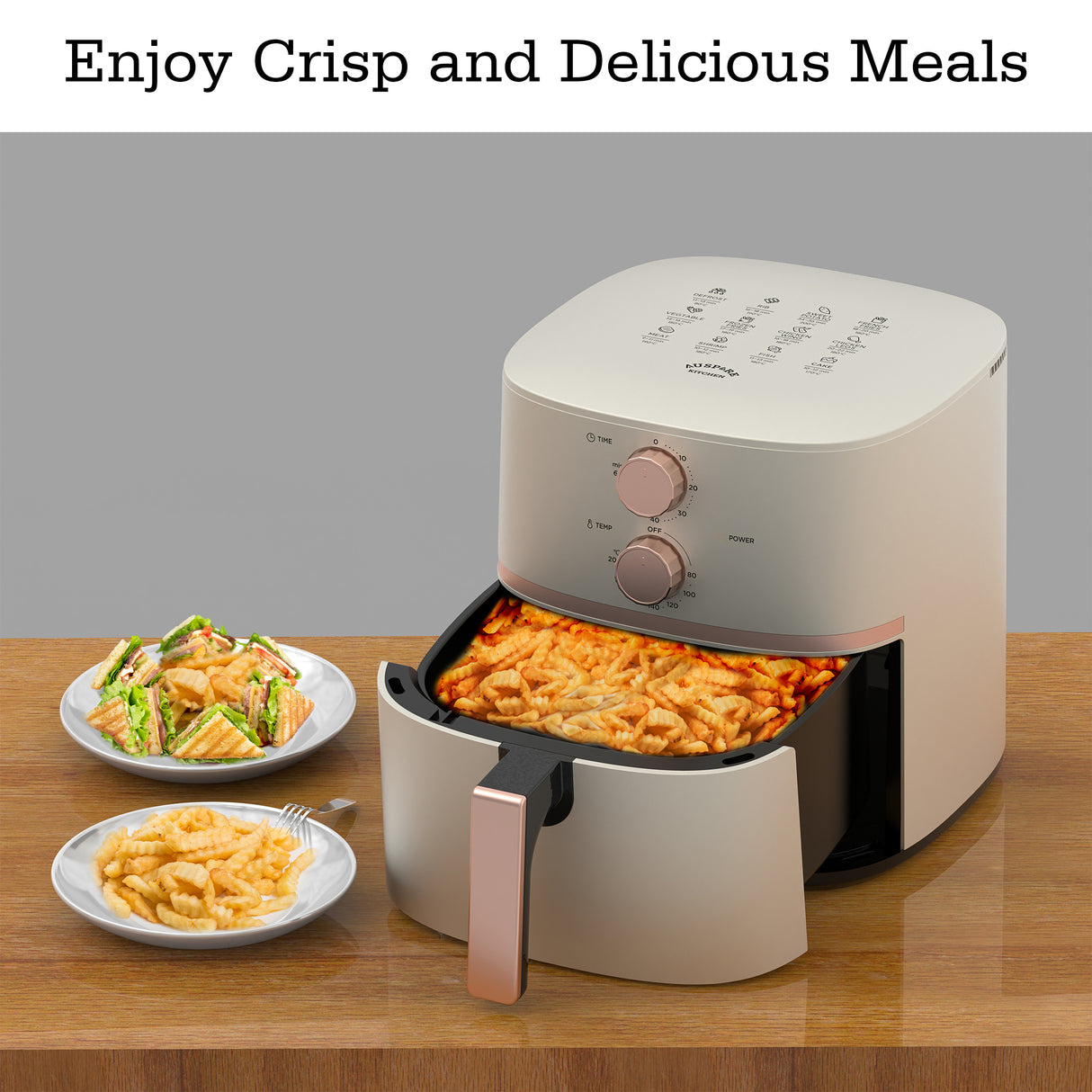 AUSPURE Air Fryer 4.5L with X Cyclone Technology, AusFry-45N1