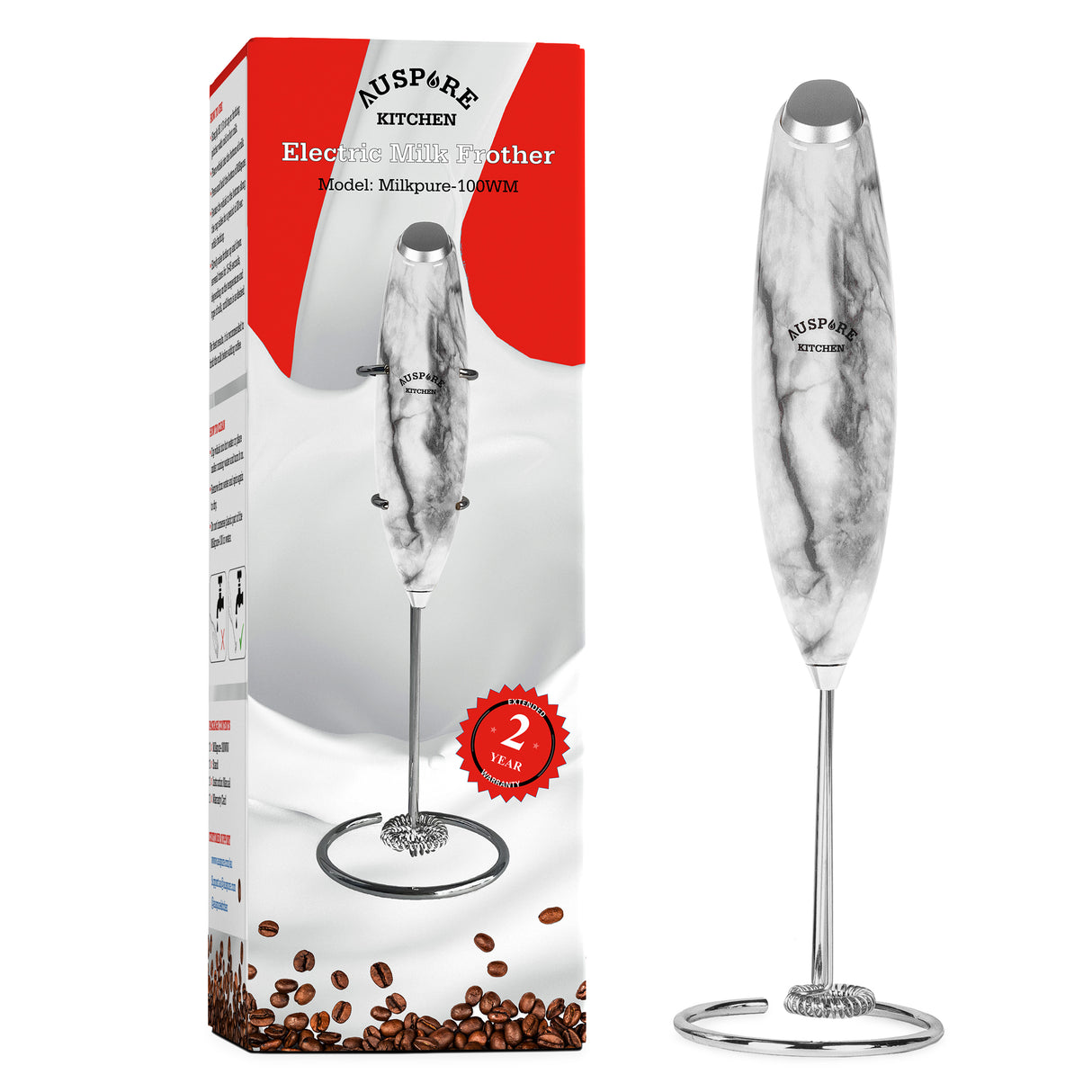 AUSPURE Kitchen Milk Frother, Milkpure-100WM