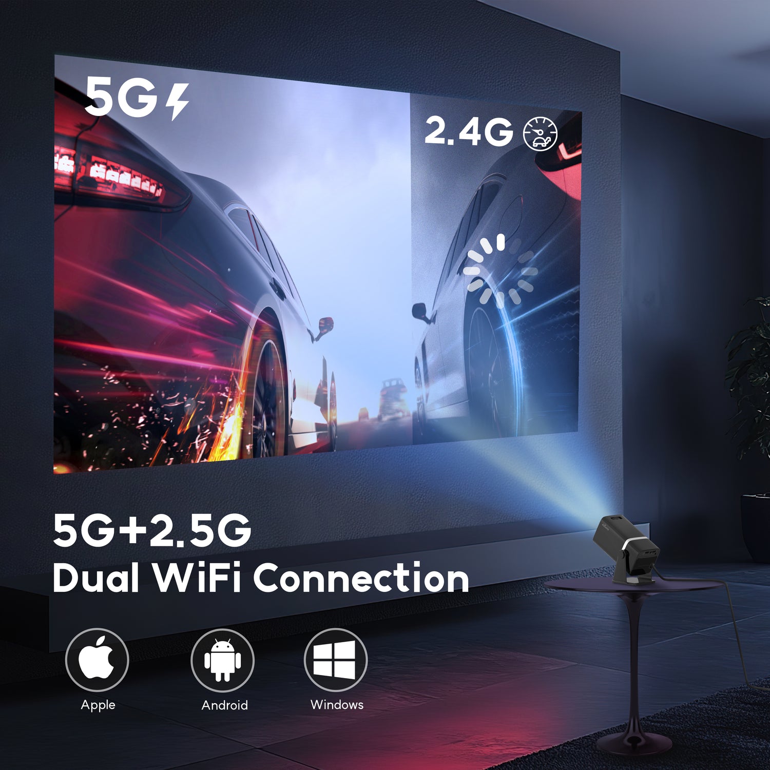 ALLIUMS Mini Projector , AP-Mini100B