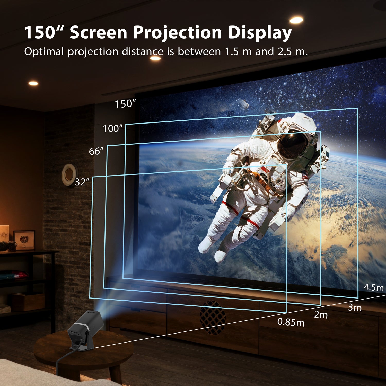 ALLIUMS Mini Projector , AP-Mini100B