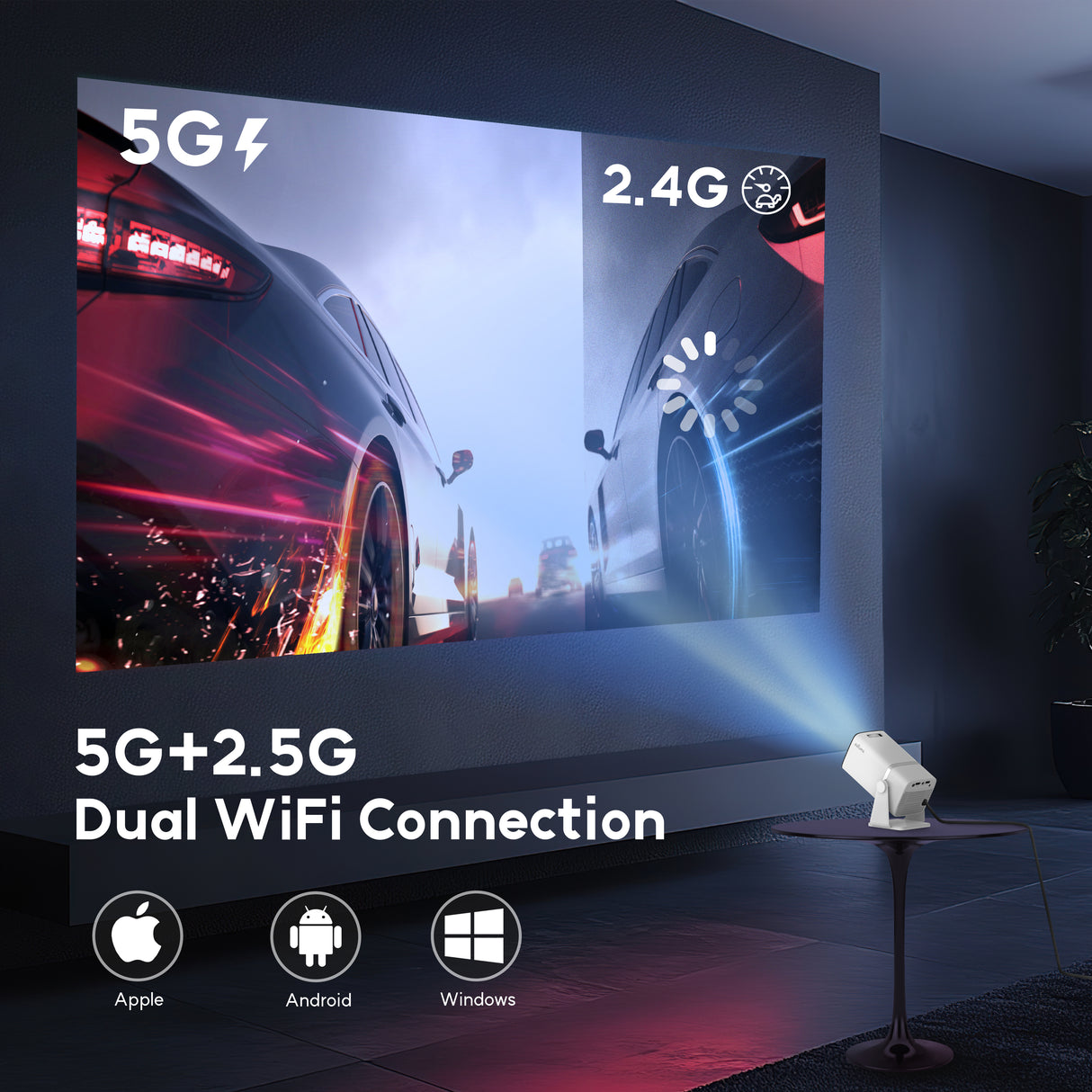 ALLIUMS Mini Projector, AP-Mini100