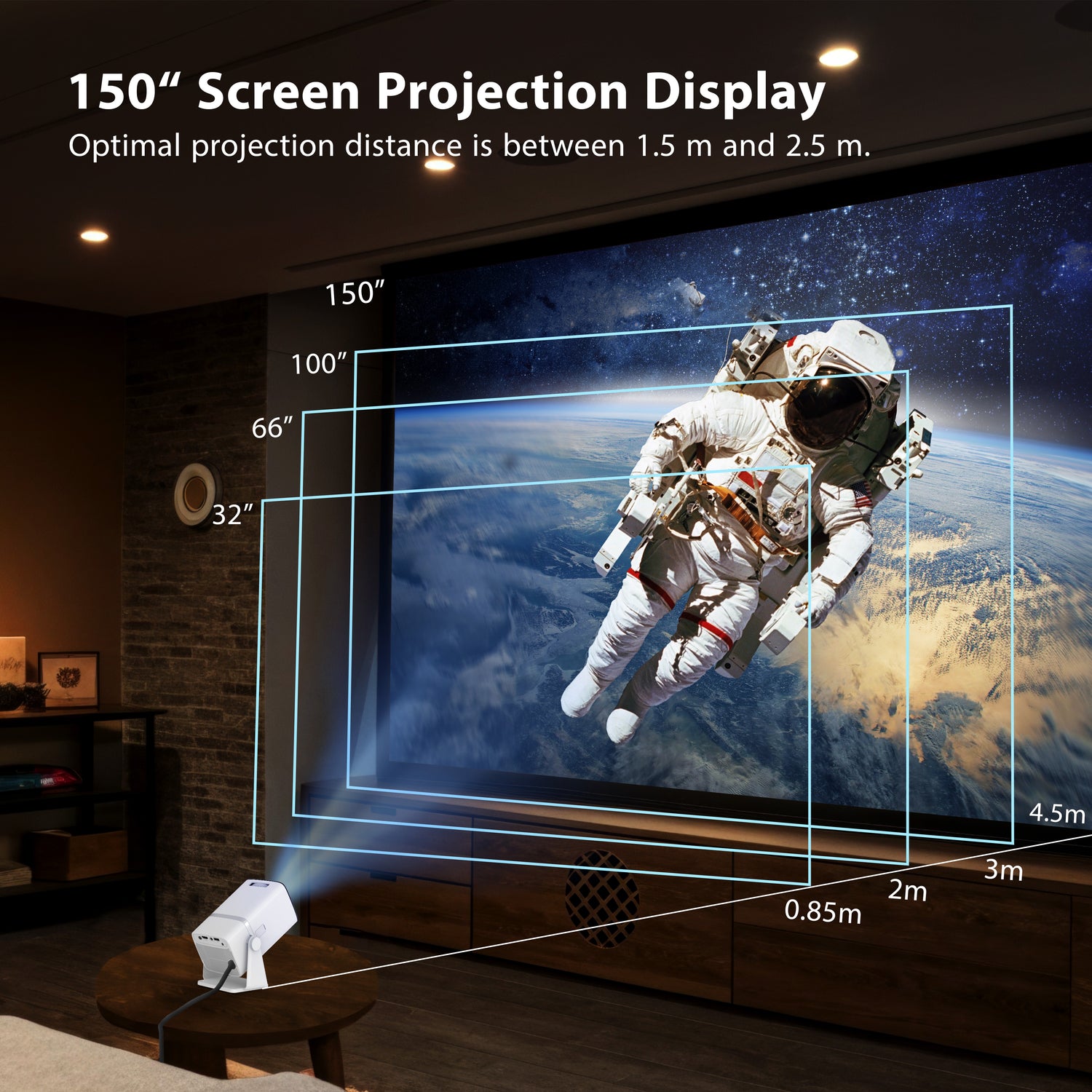 ALLIUMS Mini Projector, AP-Mini100