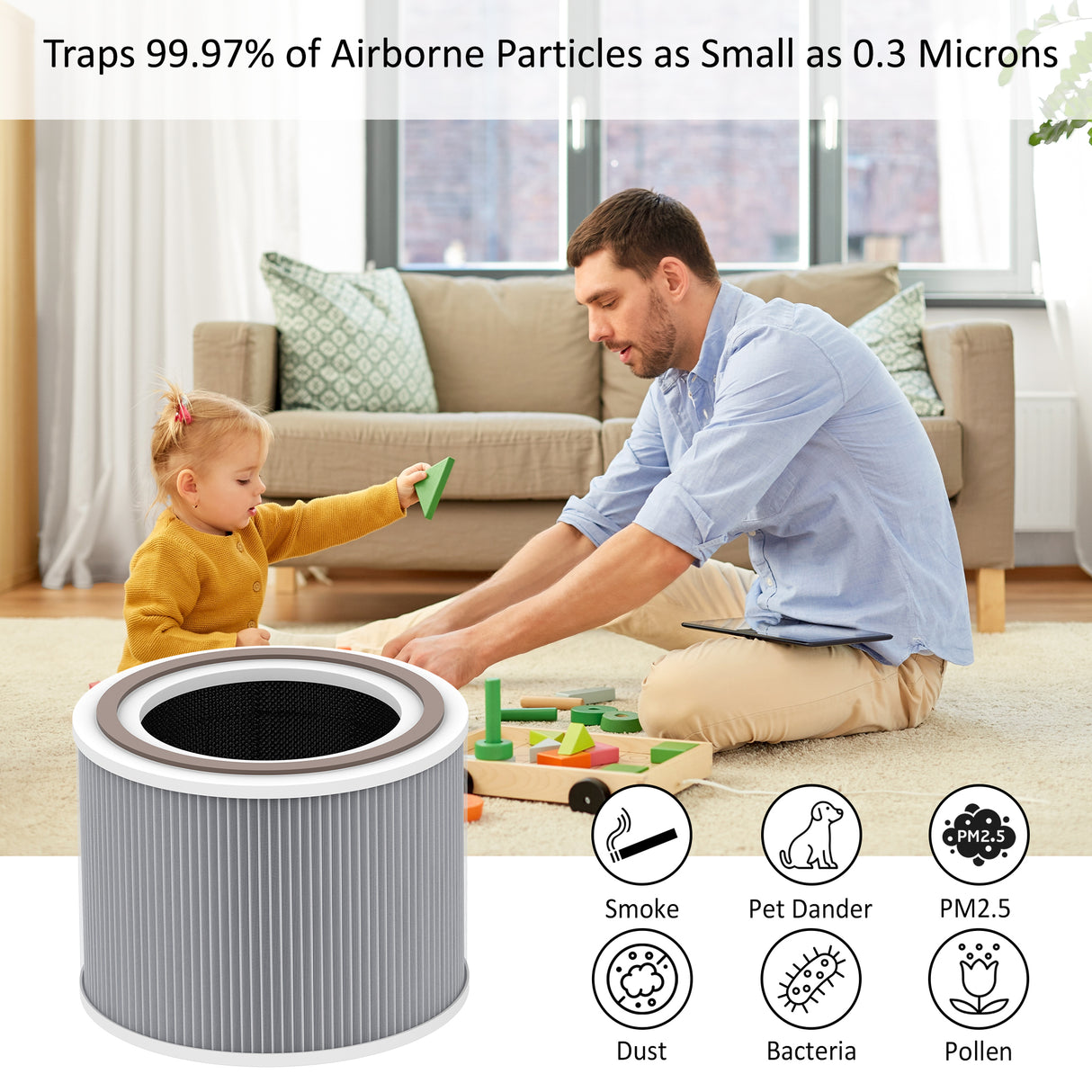 AROVEC Replacement Filter, Compatible with Apex300