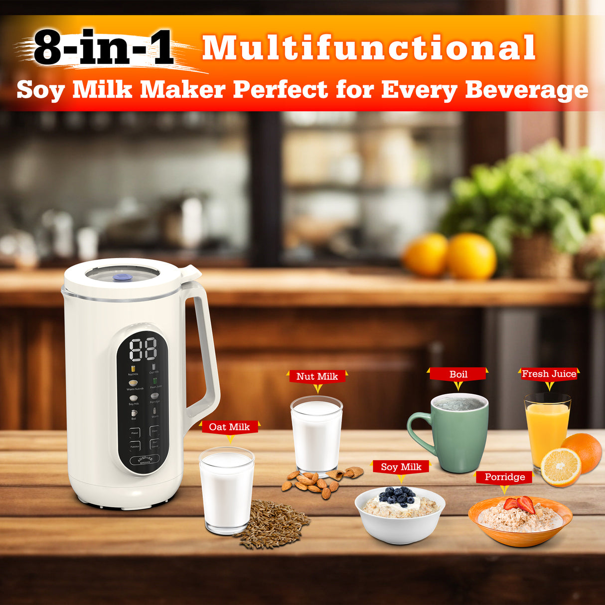 AUSPURE Soy Milk Maker Machine, AP-MM50