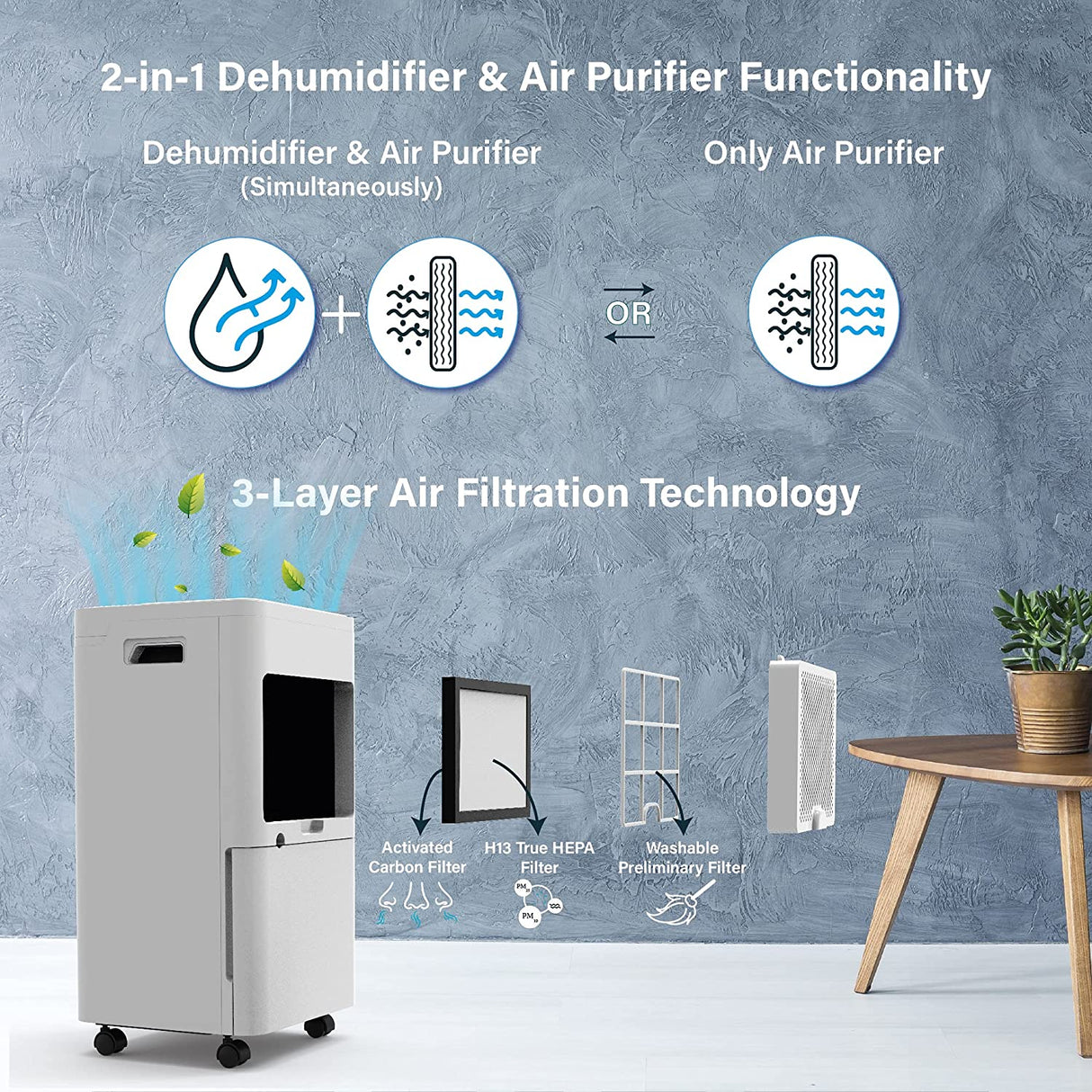AroDry-P16_Dehumidifier and Air purifier