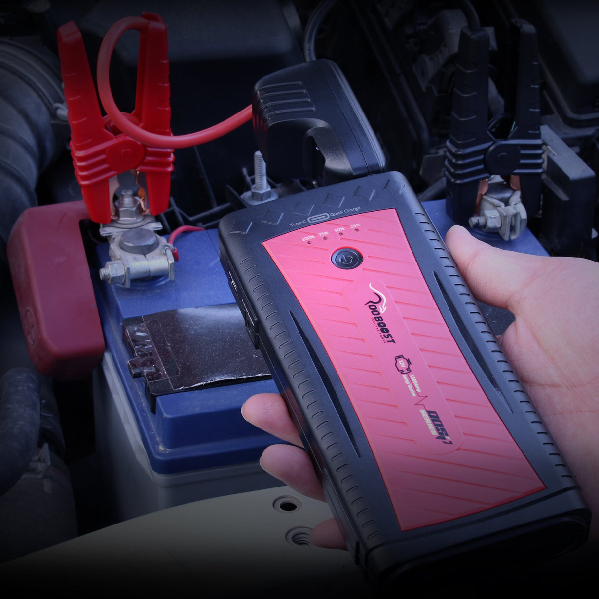ROOBOOST 1500A Peak Car Jump Starter, RB-1500