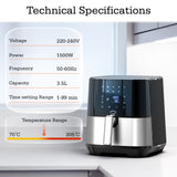 AUSPURE Air Fryer Premium Digital 3.5L
