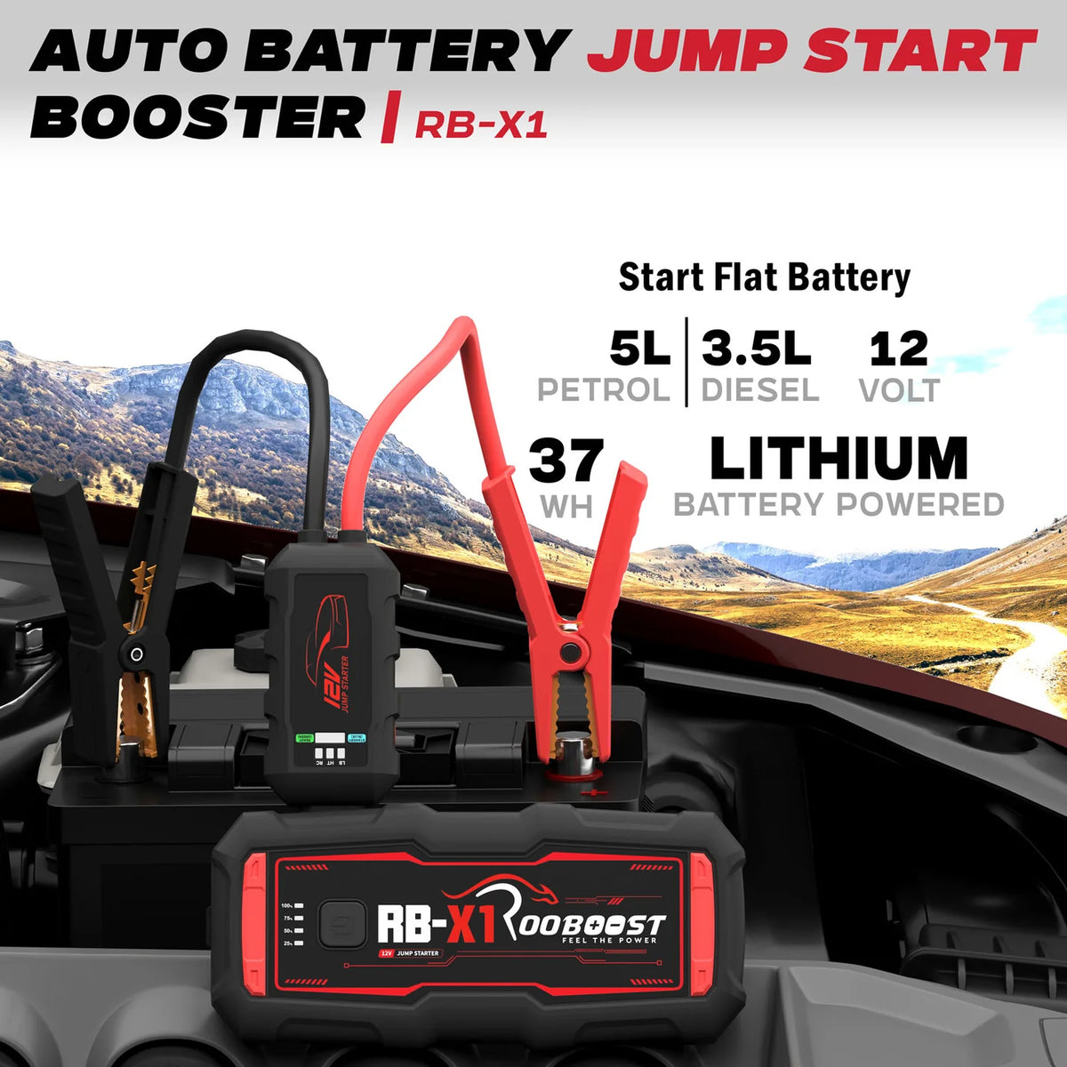 Auto Battery Jump Start Booster RB-X1