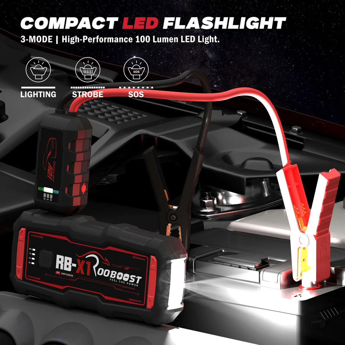 Auto Battery Jump Start Booster RB-X1